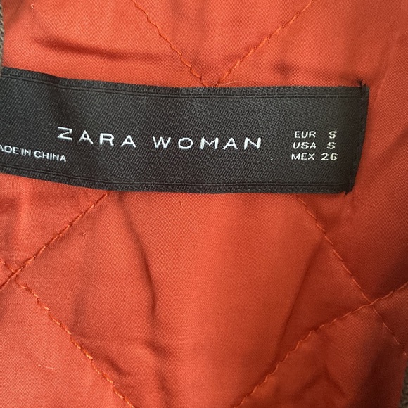 Zara bomber jacket faux fur collar S - Picture 4 of 5